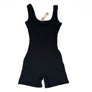 SKIMS | Pants & Jumpsuits | Nwt Skims Cotton Rib Onesie Soot 
Small
